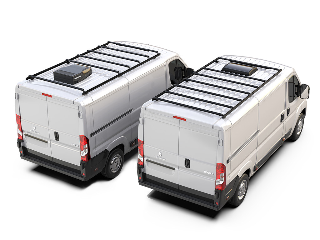 Peugeot Boxer (L2H1/136in WB/Low Roof) (2014-nykyinen) Slimpro pakettiautotelinesarja - Front Runner 2