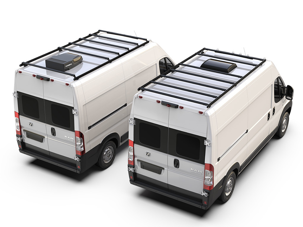 RAM Pro Master 1500 (136 tuumaa WB/High Roof) (2014-nykyinen) Slimpro Van Rack Kit - Front Runner 2