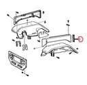 Lokasuojan levikkeen tiiviste, etu, Landcruiser Series 40 1