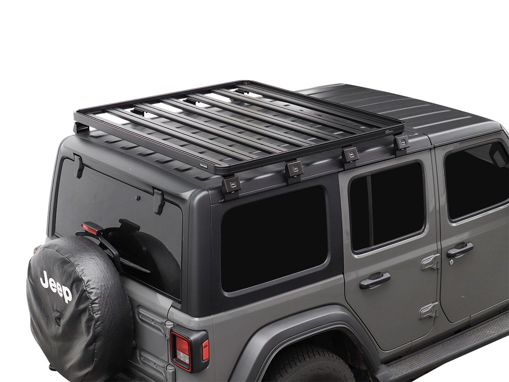 Jeep Wrangler 4xe (2021-nykyinen) Slimline II 1/2 kattotelinesarja / korkea - valmistajalta Front Runner 1