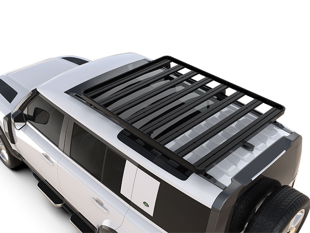 Land Rover New Defender (2020-nykyinen) 110 w/OEM Tracks Slimline II -kattotelinesarja - Front Runner 1