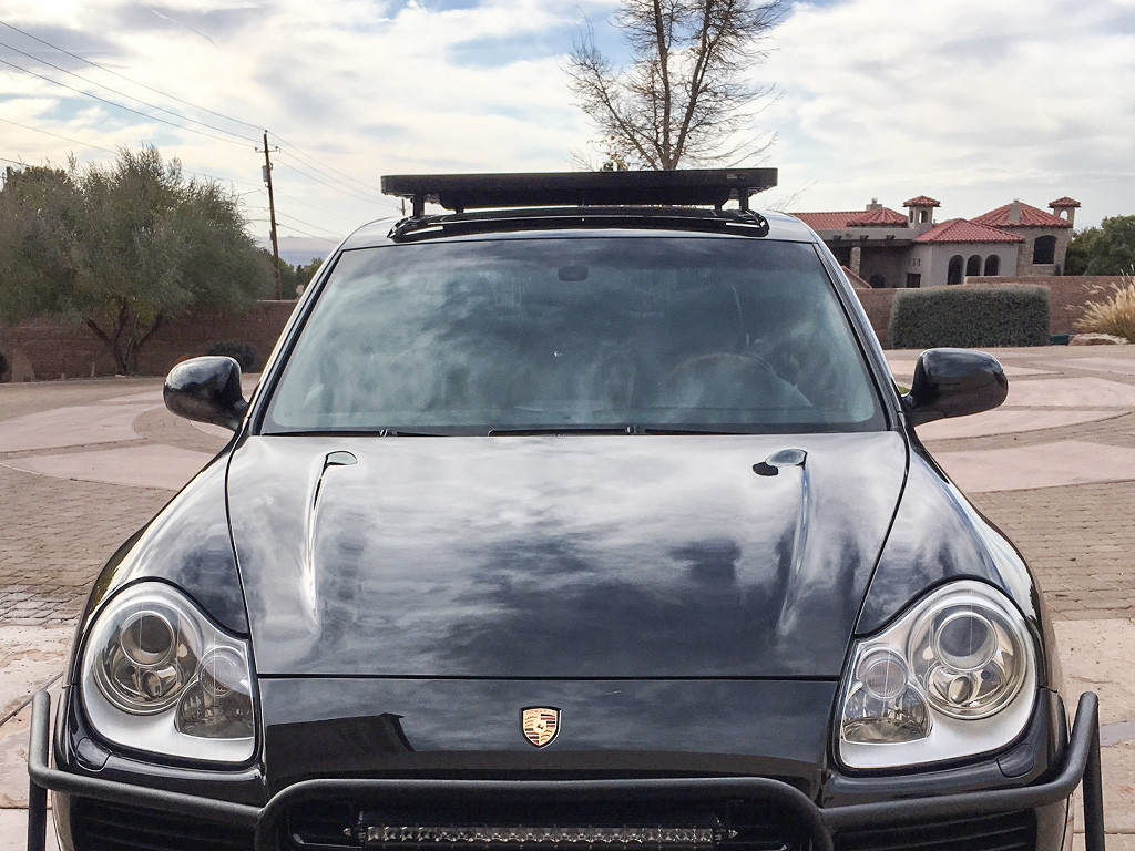 Porsche Cayenne (2002-2010) Slimline II kattotelinesarja - Front Runner 6