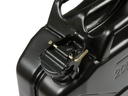 20l Jerry Can - musta teräsviimeistely 2