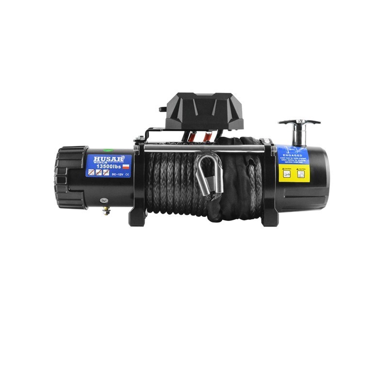 Husar vinssi, 13500 lbs, köysi, 12 V