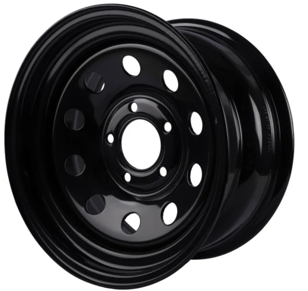 8x16 ET 10 Black Steel Wheel Jeep 5x127