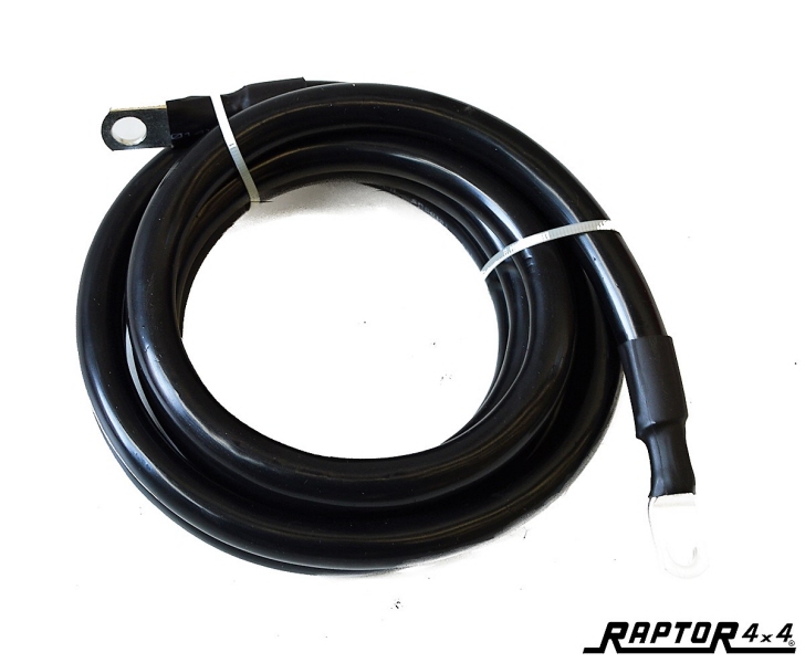 ELKABEL För vinsch L.180cm Svart