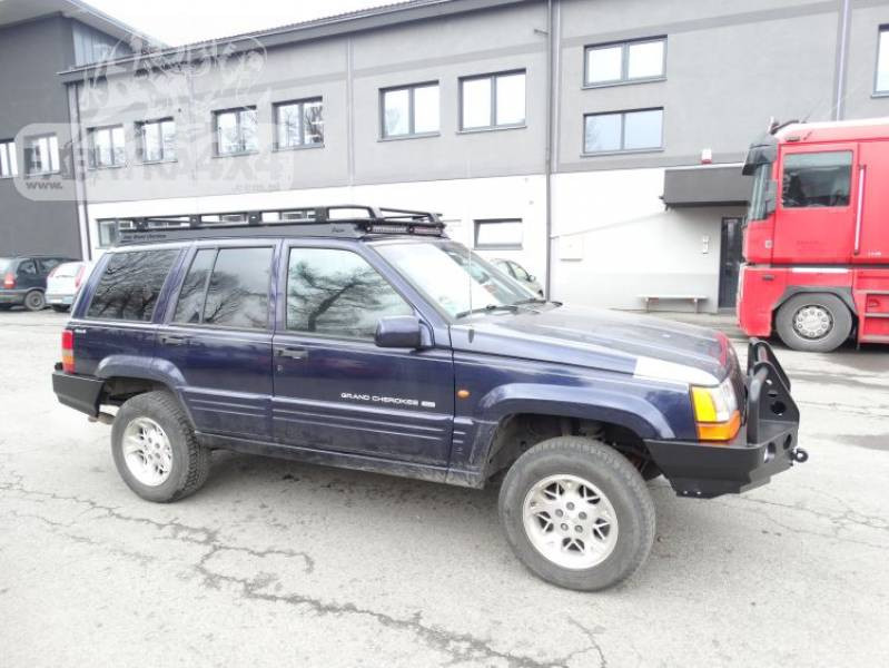 ZJ winch bumper with bullbar