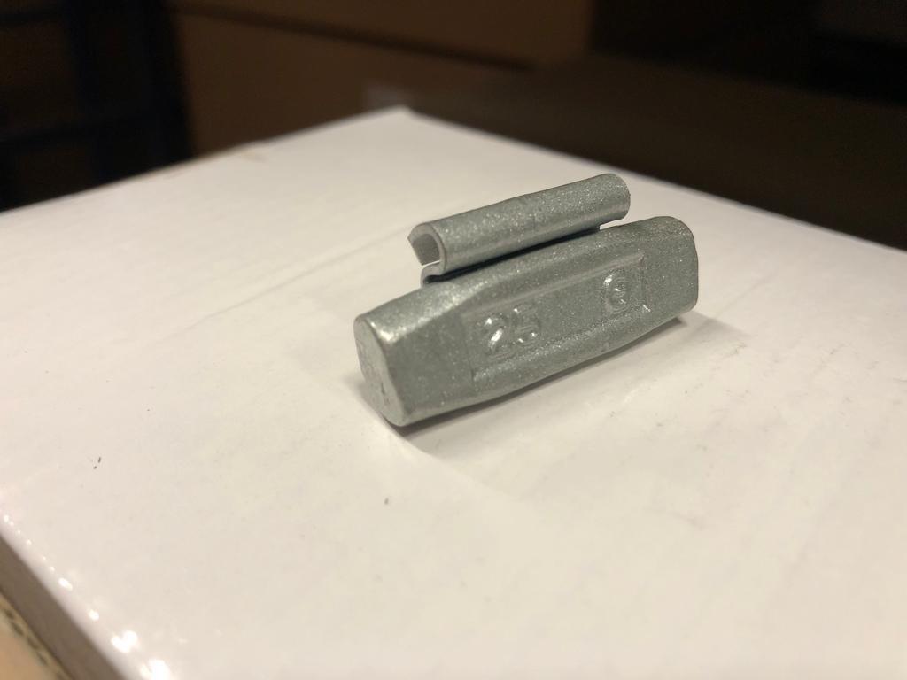 HA-teräsvannepaino budget 45g (Zn) (50kpl)