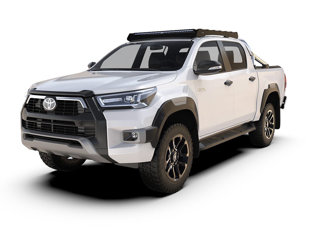 Toyota Hilux Double Cab (2016-Current) Slimsport Roof Rack Kit / Light Bar Ready