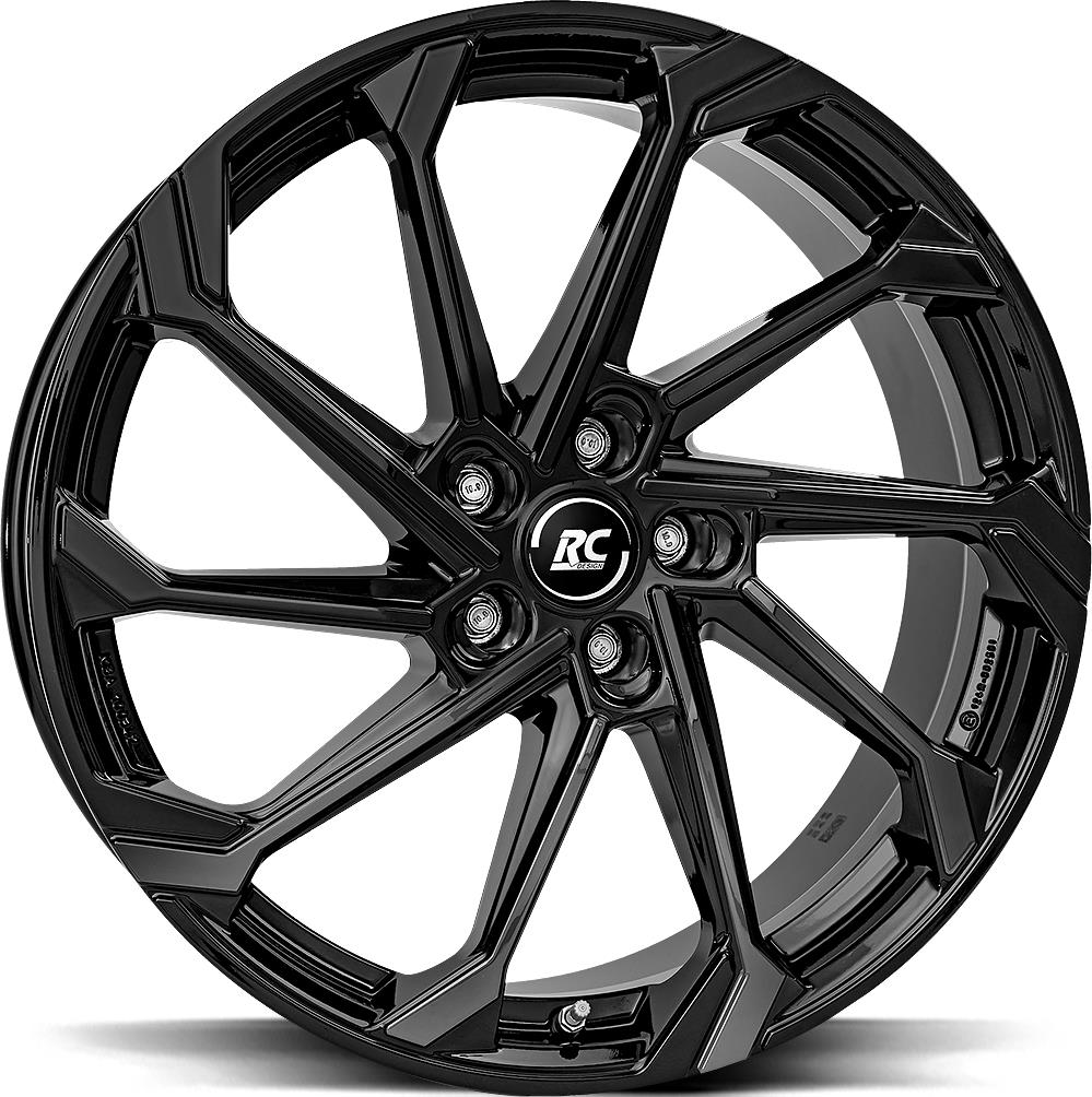 BROCK RC36 SHINY BLACK 8x19 5/112 ET49 CB66.6