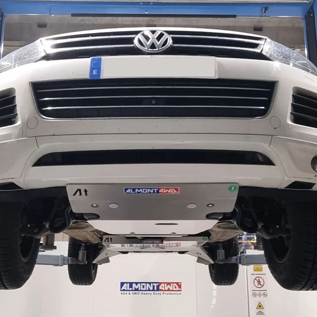 Front skid plate 8mm Volkswagen Touareg 7P and Cayenne 92A