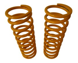 PAIR OF REAR SPRINGS +10 CM YELLOW