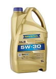 Ravenol HLS SAE 5W30, FULL SYNTHETIC ENGINE OIL, 5L