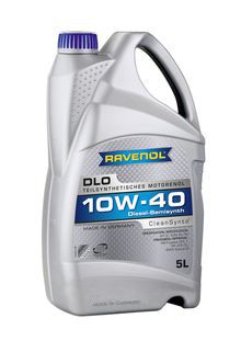 Ravenol DLO SAE 10W40, SEMI syntetiskt motor olje för DIESEL motor, 5L