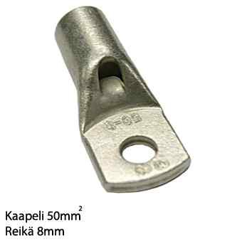 Kaapelikenkä, puristettava, 50 mm^2, 8 mm