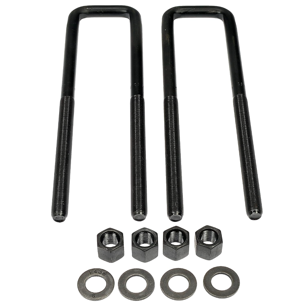 Fyrkantig U-Bolt set 1 sida