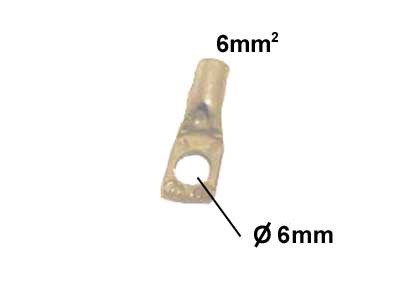 Kabel anslutning, 6 mm^2, 6 mm