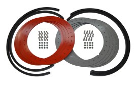 Kit beadlock 16" Röd svetsbar