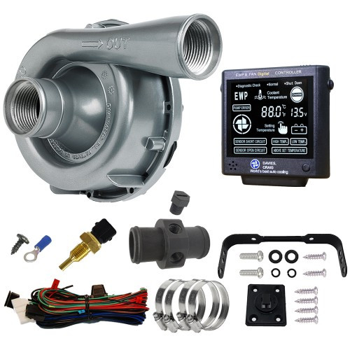 EWP Water Vattenpump + kontroller 12V