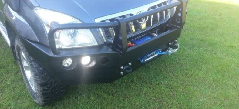 fram stötfångare BULLBAR model with Plast framE skärmar TOYOTA LAND CRUISER J120 02-09