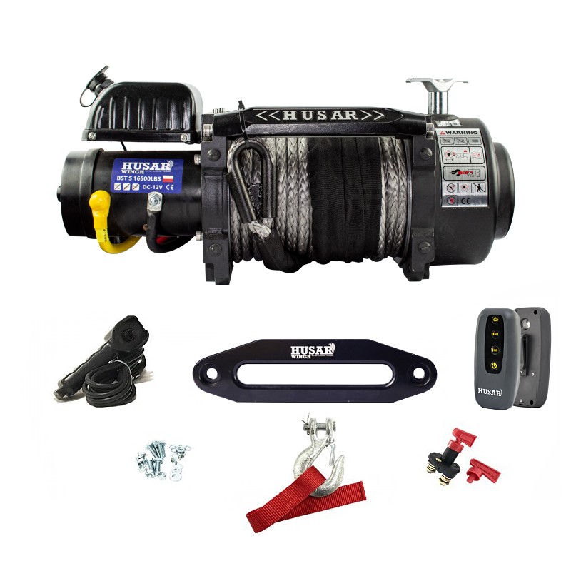 BST S 16500lbs 12V synthetic rope