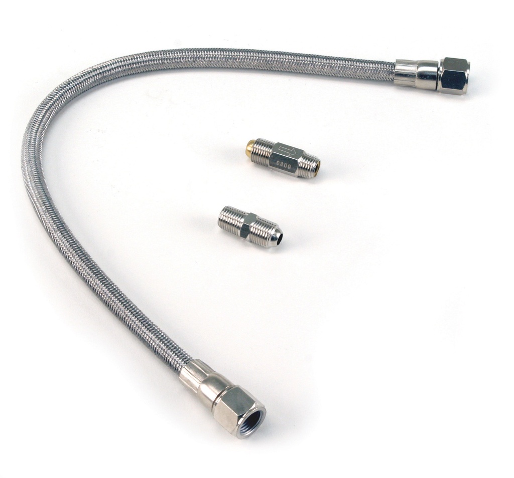 20” S.S. Braided PTFE Leader Hose