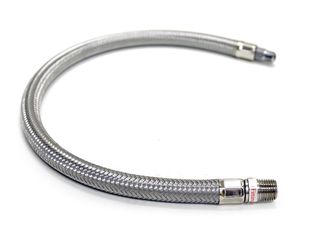 36" S.S. Braided Leader Hose