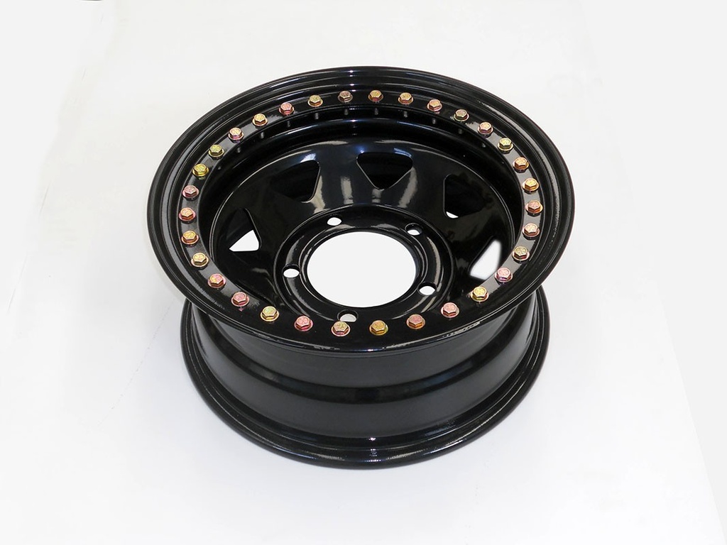 beadlock fälg 7X16 offset -20 svart