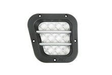 sida  Plast LH Luft INTAKE SILVER-svart  defender
