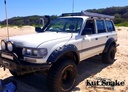 Lokasuojan levike, Toyota Land Cruiser 80 MONSTER 95mm