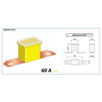 MAIN FUSE 60A YELLOW (MY)