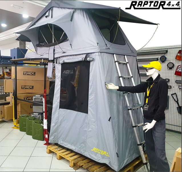 SOFT ROOF top TENT RAPTOR 4X4 W. annex