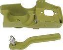 Spring and shock mounting plate front right