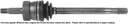 Vetoakseli ABS D30 - vasen
