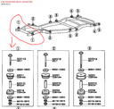 HJ60 front body mount kit