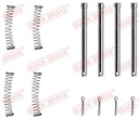 Front brake pad install kit (solid discs)