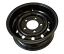 WOLF STEEL WHEELS 6.5X16 ET 0 BLACK FOR LAND ROVER