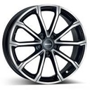 MAK DAVINCI BLK/POL 7x18 5/112 ET43 CB57.1