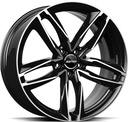GMP ATOM BLACK DIAM 7.5x17 5/112 ET28 CB66.6