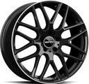 GMP BERGHEM BLACK DIAM LIP 11.5x21 5/112 ET43 CB66.6