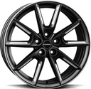 BORBET LX19 BLACK MATT SILV SPOKE RIM 8x19 5/112 ET44 CB66.5