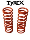 Etujouset +5cm pari, oranssi, Land Rover